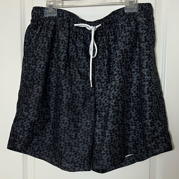 Speedo Men’s Black Grey Geometric Patterned Swim Shorts XL - Picture 6 of 8